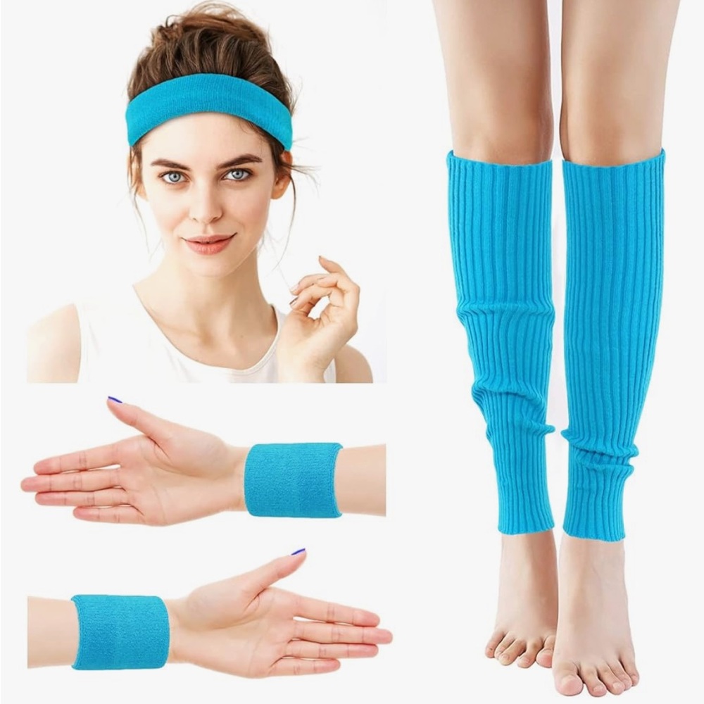 🩷5/$25🩷Blue Legwarmer Set